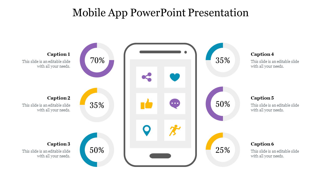 Creative Mobile App PowerPoint Presentation Template
